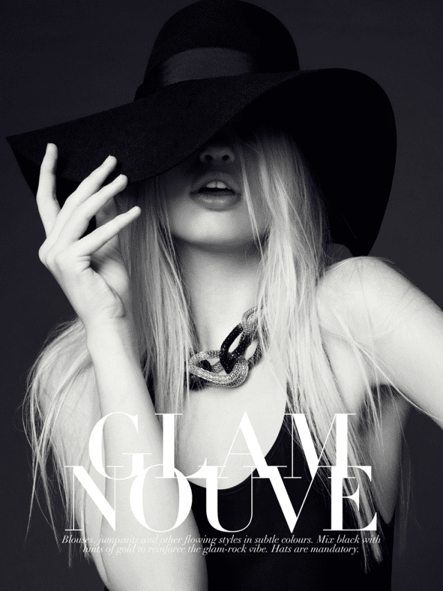 Пример чёрно-белого изображения в рекламе